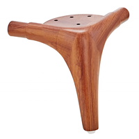 Pieds de meubles de mode B2B de haute qualité et économiques, accessoires 150 mm, pieds de canapé modernes durables à motif bois