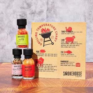 Set de Regalo de <span class=keywords><strong>Especias</strong></span> para Barbacoa Smokehouse by Thoughtfully Grilling, con 15 <span class=keywords><strong>Especias</strong></span> y Sales, Tabla de Temperaturas y Espátula para BBQ - Product Image 4