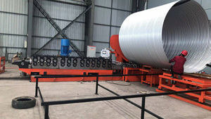 Xoắn ốc dự ứng lực sóng ống máy làm cho cống ống sản xuất - Product Image 4