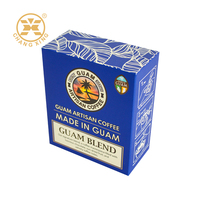 Boîtes d'emballage personnalisées pour café, sachets de thé, citerne d'eau, 1000 sachets personnalisés, détaillant, boîte en papier vide avec logo UV