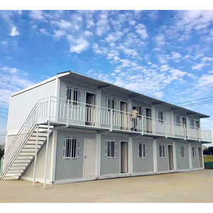 Sicurezza prefabbricato mobile piccolo contenitore modulare eco-friendly casa luce acciaio casa portatile per alberghi realizzati con pannello Sandwich - Product Image 6