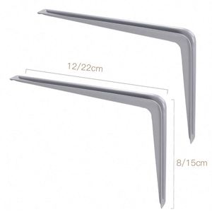 WEKIS Supports d'étagère pliants robustes en gros, épaissis, résistants à la rouille, triangulaires, pour applications de perçage et de charge lourde - Product Image 1