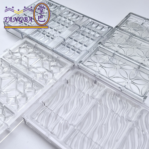 Tangba làm bằng vật liệu PC dày Polycarbonate khuôn sô cô la DIY Baking kẹo khuôn mẫu - Product Image 1