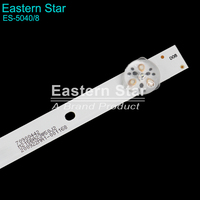 Vente en gros d'usine ES-5040 3 pièces Bande LED de rétroéclairage pour téléviseur 43 pouces 8 LED Lumière LED pour TV JJ-0725-D43030801AM-S 200903