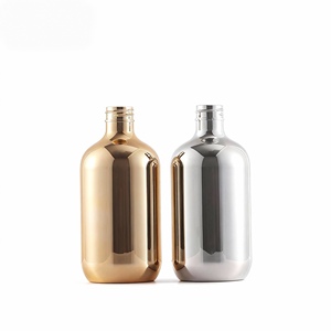 Neues Design High-End Versilberte Kosmetikverpackung 300ml 500ml Conditioner-<span class=keywords><strong>Shampoo</strong></span>-Flasche - Product Image 6