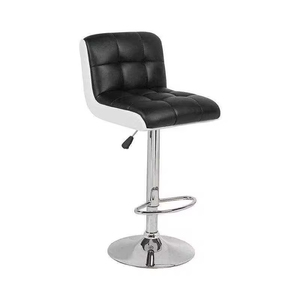 <span class=keywords><strong>Tabouret</strong></span> <span class=keywords><strong>de</strong></span> <span class=keywords><strong>bar</strong></span> pivotant à dossier réglable confortable en cuir noir moderne en gros pour la maison, le <span class=keywords><strong>bar</strong></span> et l'hôtel - Product Image 3