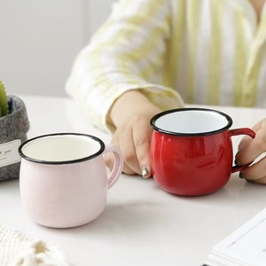 Taza de Café Esmaltada para Camping, 350 ml, Color Personalizado por Sublimación, Apta para Lavavajillas y <span class=keywords><strong>Microondas</strong></span>, Ideal para Regalo, Oferta Navideña - Product Image 3
