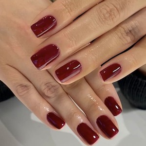 24 pièces/ensemble, <span class=keywords><strong>faux</strong></span> <span class=keywords><strong>ongles</strong></span> courts carrés en ABS blancs à motifs de cœurs mignons, pour femmes, <span class=keywords><strong>mariée</strong></span>, Y2K, fournitures pour <span class=keywords><strong>ongles</strong></span> pressés pour les doigts - Product Image 6