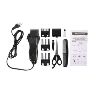 Kit per taglio capelli con filo elettrico in acciaio inossidabile per capelli da uomo <span class=keywords><strong>potente</strong></span> tagliacapelli barba e toelettatura - Product Image 5