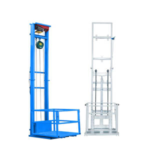Ascenseur de construction électrique, capacité de 500kg, nouveau noyau de moteur à corde métallique de 3m, 6m et 12m pour ascenseur de fret d'entrepôt extérieur - Product Image 2