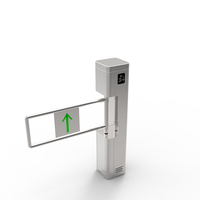 Compteur de personnes ZENTO ZT-921 en acier inoxydable 304, contrôle d'accès biométrique rapide avec tourniquet à bascule pour enregistrement du temps