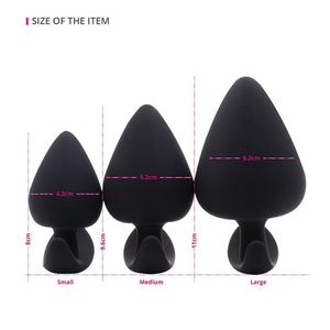 3 pz/set nuovo modello di Silicone anale Plug per massaggio prostatico Plug sesso giocattolo erotico giocattoli anale cazzo anello del cazzo giocattoli del sesso per <span class=keywords><strong>uomo</strong></span> - Product Image 3