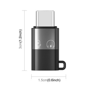 Takenoken Micro Loại C Nữ OTG <span class=keywords><strong>Adapter</strong></span> Chiếu Sáng Nam Iphone Nối Extender Tương Thích Tất Cả Các IOS Các Thiết Bị Điện Thoại Di Động - Product Image 3