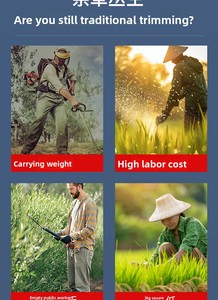 Không dây điện Lithium công cụ DIY lớp bàn chải cắt chuỗi Tông đơ máy cắt cỏ thép không gỉ OEM Weed wacker cỏ tông đơ - Product Image 6