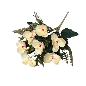 Orchidées artificielles en soie Phalaenopsis Lichao, couleurs automnales, pour mariage, décoration de la maison, accessoires de photographie - Product Image 5