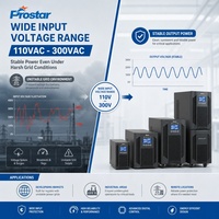 Prostar UPS de Doble Conversión en Línea de 1KVA PET1101B 220V 192VDC Onda Sinusoidal Pura Tipo Torre para Servidor de Computadora