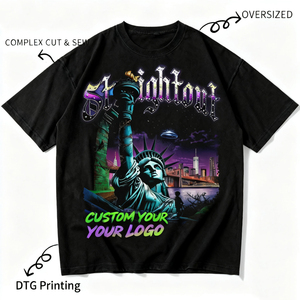 Biểu Tượng Tùy Chỉnh Quá Khổ Cotton Hữu Cơ T-Shirt Trống Thiết Kế <span class=keywords><strong>Tee</strong></span> Cho Nam Giới | Bán Buôn Cao Cấp Thời Trang Phố - Product Image 2