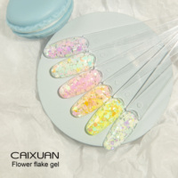 Fournitures pour ongles OEM, résine UV, gel à retirer par trempage, gel vernis pailleté personnalisé, vegan, marque privée