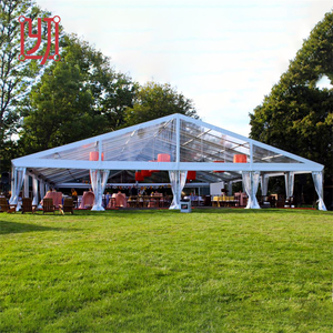 Tente de réception transparente sur mesure 20x40 pour événements commerciaux, mariages et occasions extérieures, structures transparentes pour 500 personnes - Product Image 1