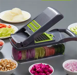 Giá bán buôn tiện ích nhà bếp rau cắt Slicer veget trái cây khoai tây multifunct Hướng dẫn sử dụng hành tây rau Chopper