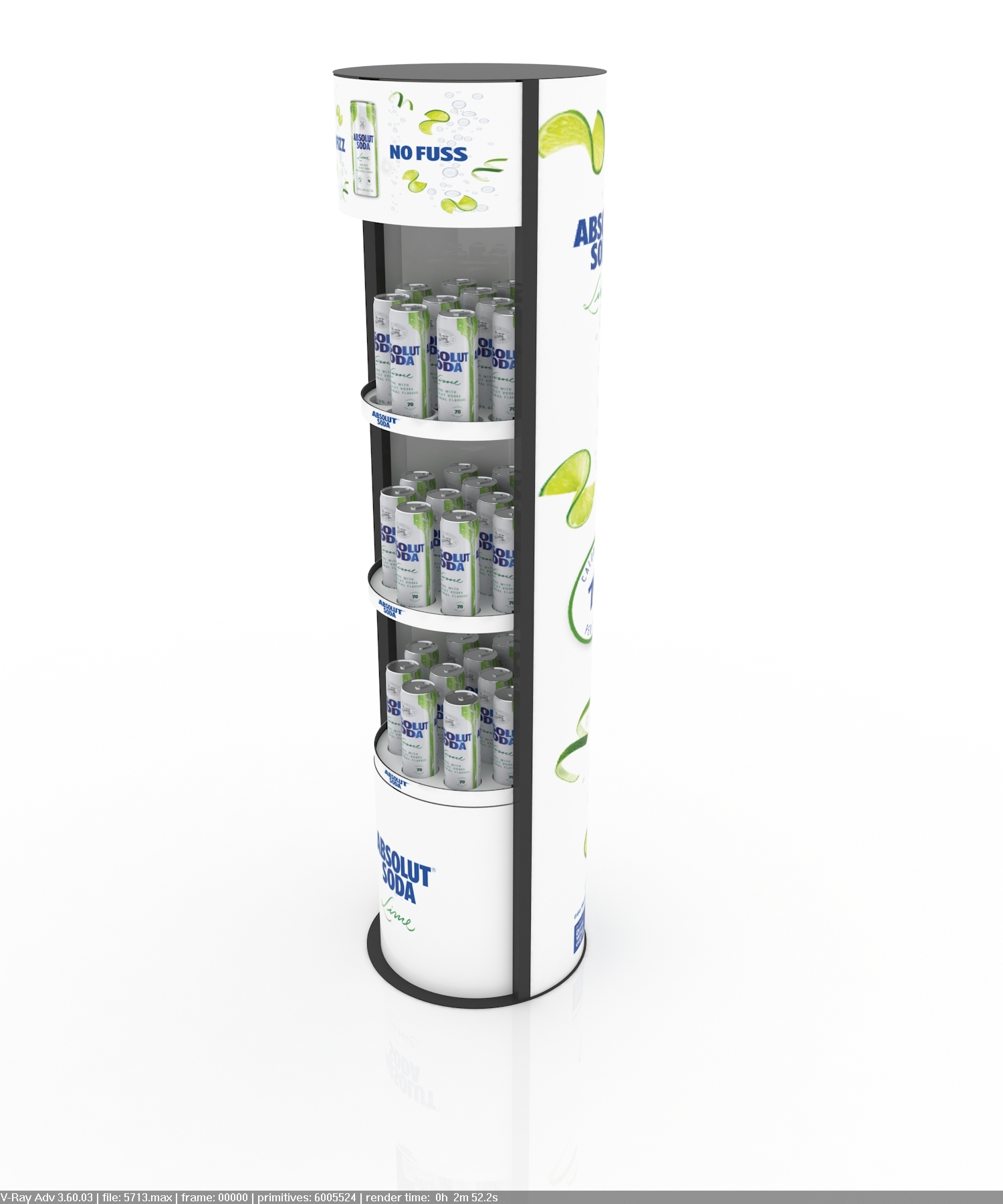 Heavy Duty Soda Drink Beverage Display Rack Multi-functional Powder Coated Finish for Supermarket Shopping Mall Retail Shops — view 2