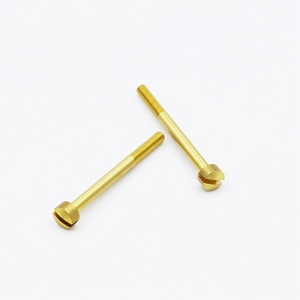 M3 M4 M6 M8 M10 Din84 Brass Một phần Chủ Đề Rãnh Hình Trụ Pho Mát Đầu Vít - Product Image 4