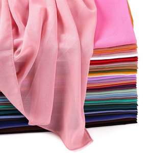 Sciarpa in Chiffon <span class=keywords><strong>da</strong></span> donna musulmana a buon mercato sciarpa in tinta unita - Product Image 3