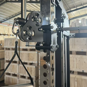 <span class=keywords><strong>Combo</strong></span> Smith Machine e Power Rack per Palestra Domestica - Rack Fitness Multifunzione per Allenamento Braccia e Petto - Product Image 3