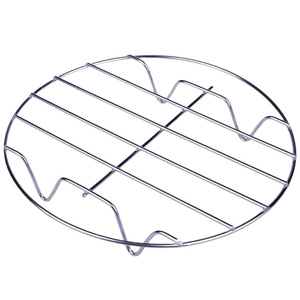 Grille de cuisson en acier inoxydable, diamètre 19,5 cm, pour la cuisson à la vapeur, outil de cuisine - Product Image 4