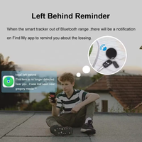 Navigation GPS de haute qualité Smart Key Finder Tracker Locator Tag Matériau plastique Compatible avec Air Tag et «Find My Device»