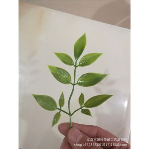 Artificial Plant Plastic <b>Leaf</b> Greenery 12x8 Cm <b>Wall</b> Mount <b>Decor</b> For Home Garden Decoration - Product Image 3