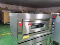 Four à pizza 1 étage, 2 plateaux, four à gaz pour boulangerie, machine de boulangerie, équipement de cuisson