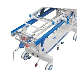 Hospital durable medical emergency operating room patient transfer stretcher transport surgical connecting stretcher