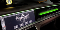 Éclairage d'ambiance Cardoo pour Porsche Panamera 971 972 2017-2024 SWB, amélioration de l'intérieur, éclairage dynamique symphonique, accessoires