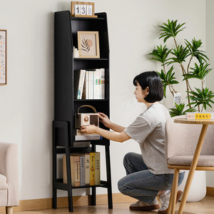 Minimalist living room multi-layer shelving unit, home bookshelf display cabinet, integrated floor-standing multi-functional - Product Image 1
