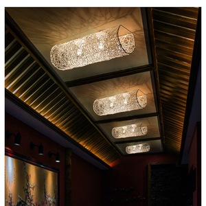Rattan <b>Ceiling</b> <b>Light</b> Led Living Room Bedroom Restaurant Private Room Lighting Fixture - Product Image 2