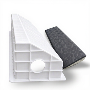 Moule en plastique PP de fabrication directe BAVIGO pour le moulage de pierres de bordure en béton à motifs - Product Image 1