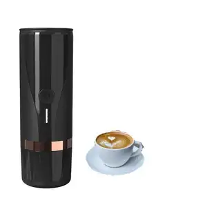 Portable Electric Espresso Machine Car Coffee Maker with 3-4 Min Self-heating 20 Bar Mini Small 12V 24V Aluminum Ce OEM 90 5v