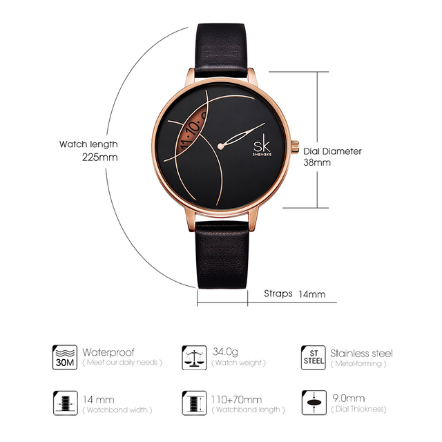 Women Quartz Watch Oval Dial Bracelet Ladies Wrist Watch