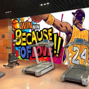 Basket-ball fitness <span class=keywords><strong>papier</strong></span> <span class=keywords><strong>peint</strong></span> peler et coller murale photos mur art - Product Image 6