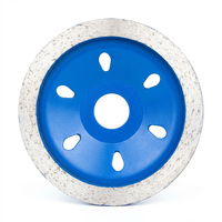 Disque de meulage diamanté professionnel 4 pouces pour utilisation à l'eau, à vitesse de meulage rapide, pour la maçonnerie et le béton