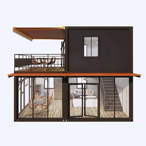 Casa Contenedor Personalizable, Casa Prefabricada, Panel Sándwich Ignífugo, Diseño de Paquete Plano, Uso para Apartamento/Oficina/Cafetería - Product Image 4