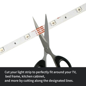 Joystar Wifi kiểm soát 5m dải ánh sáng <span class=keywords><strong>RGB</strong></span> 30Leds/M 4848 <span class=keywords><strong>12V</strong></span> 24v16 triệu màu sắc cuttable trang trí nội thất 16.4ft LED Strip Lights - Product Image 5