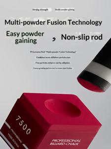 Tiza de <span class=keywords><strong>Billar</strong></span> Premium TP7500 Roja de Alta Fricción, Estuche Transparente Acrílico, Compra 4 y Obtén 1 Gratis para Snooker y <span class=keywords><strong>Billar</strong></span> Americano de 9 Bolas - Product Image 3