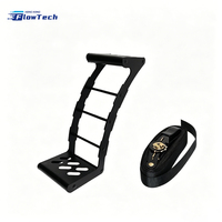 Échelle pliante universelle pour roue de secours, pour camion, SUV, camping-car, support de pneu réglable, acier robuste avec design antidérapant