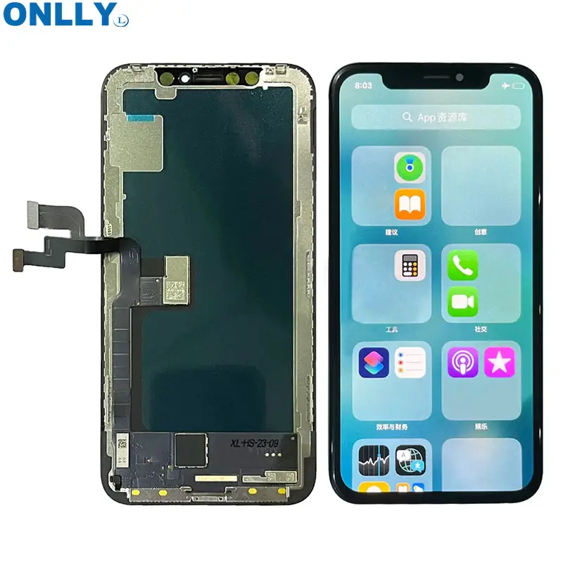 Thay Thế OLED Cho iPhone X XS Max XR 10 11 12 Pro Màn Hình OLED Lắp Ráp Cho iPhone 5S 6S SE 5 6 7 8 Cộng Với LCD Hiển Thị