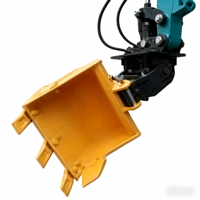 Godet rotatif hydraulique Dinglang de haute qualité avec pompe pour excavatrice de 1 à 30 tonnes, accessoires de machines de construction