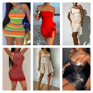 Vente en gros de robes d'été décontractées pour femmes de haute qualité avec des styles usagés en liquidation - Product Image 2