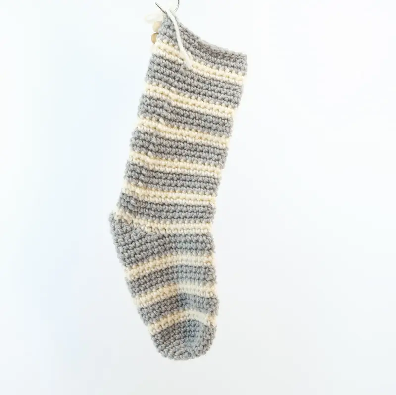 Noel arifesi için noel çorap makrome el yapımı noel dekorları