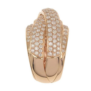 Unique modern natural diamond moissanite ring suitable for ladies <b>gold</b> <b>and</b> silver material suitable for <b>birthdays</b> from India - Product Image 1